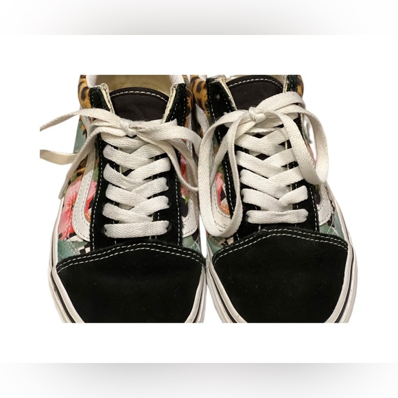 VANS Old Skool Tropical Animal Sneaker Low Canvas Suede Casual Women VN0A5AO92FB - Picture 5 of 10